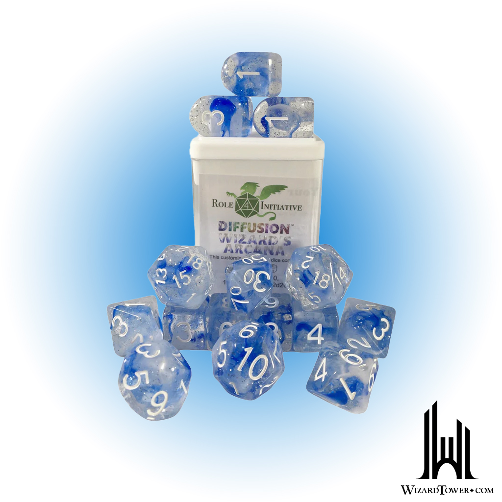 Dice Set - Diffusion Wizards Arcana Symbol 15ct